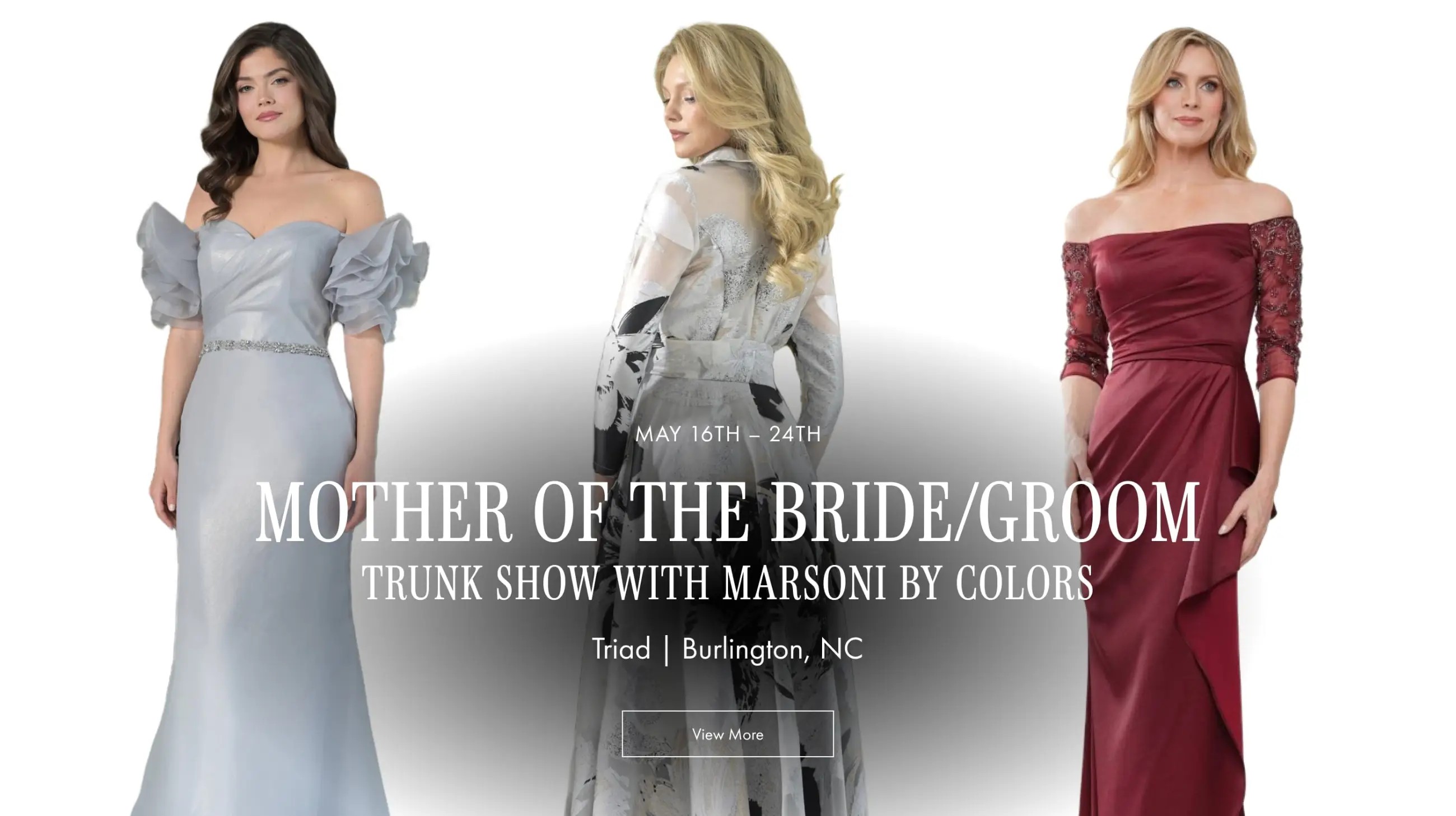 Mother of the Bride/Groom Trunk Show with Marsoni by Colors