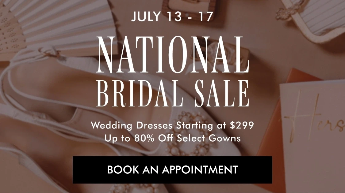 National Bridal Sale mobile banner